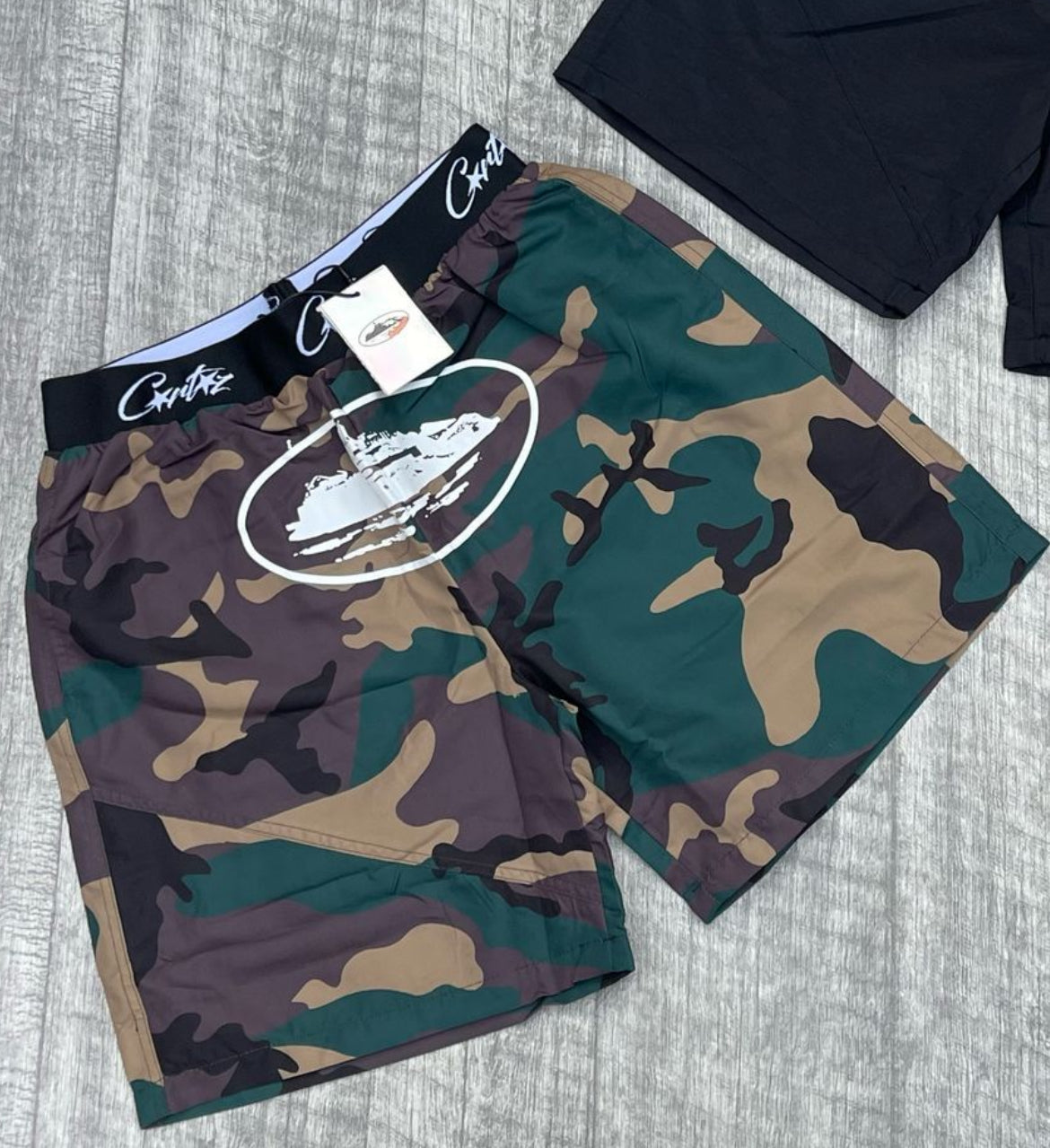 Corteiz Camo Print Combat Shorts