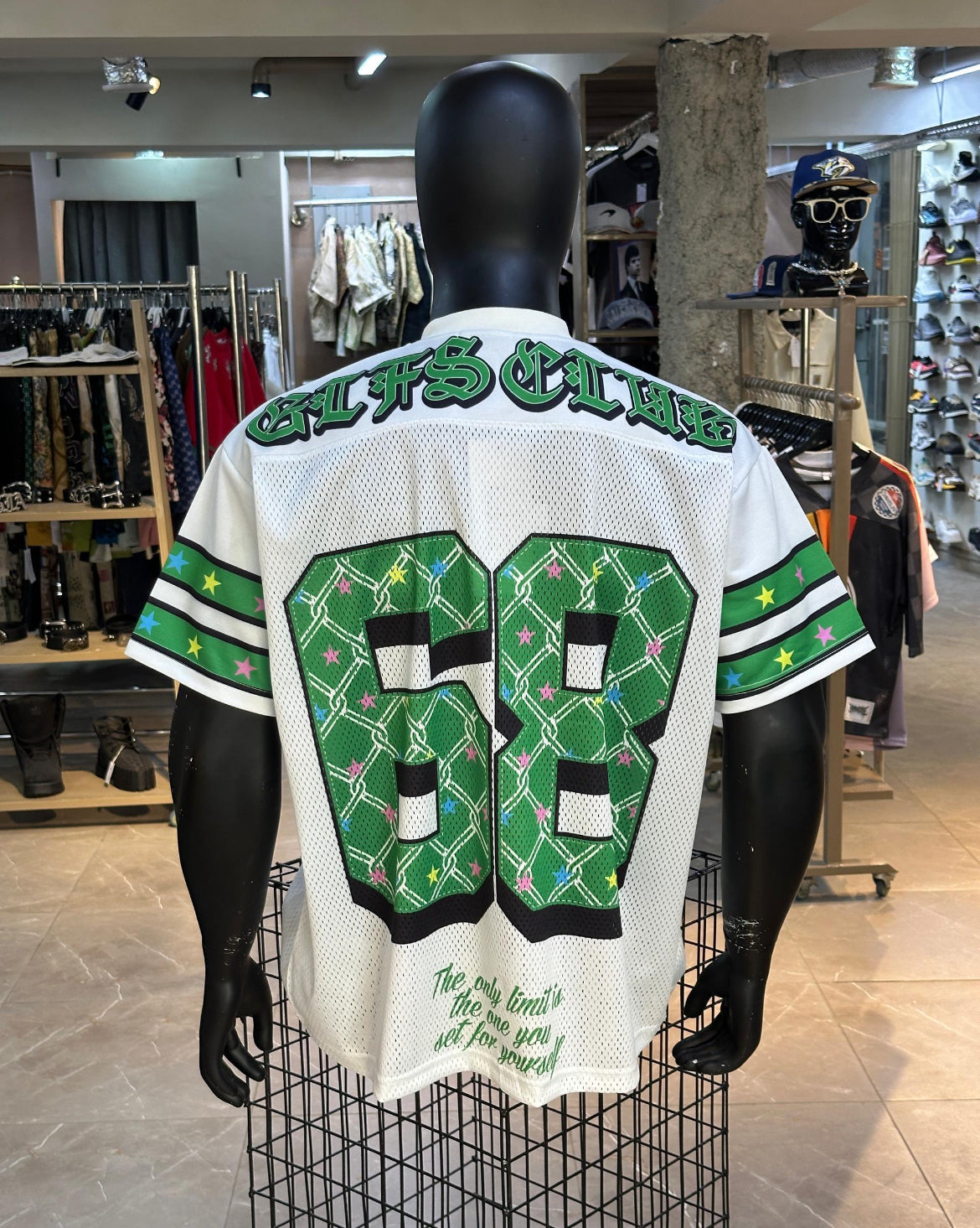 Limitless 68 Mesh Football Jersey