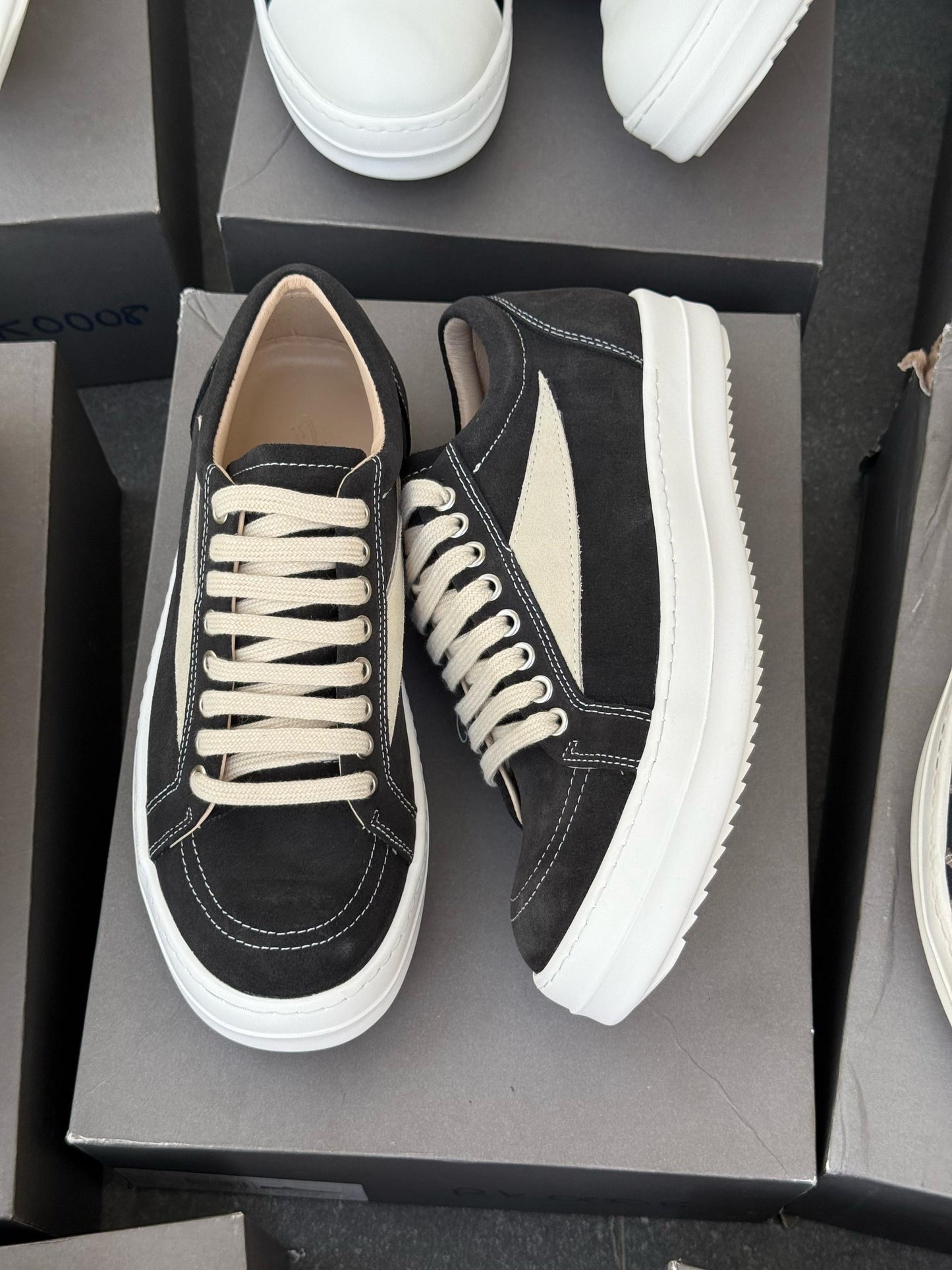 Rick Owens Suede Sneakers