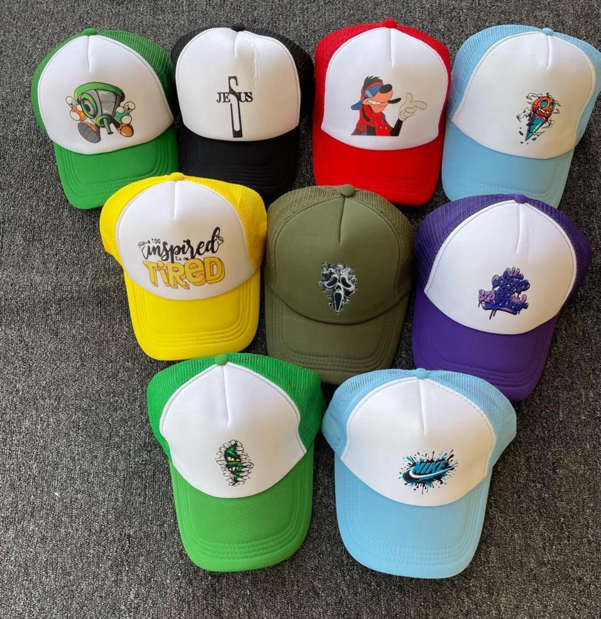 Graphic Mesh Trucker Cap Collection