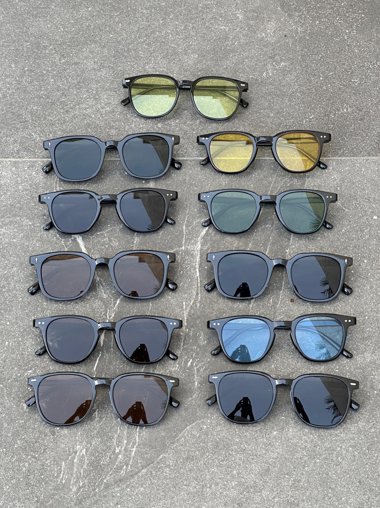 Classic Wayfarer-Style Sunglasses