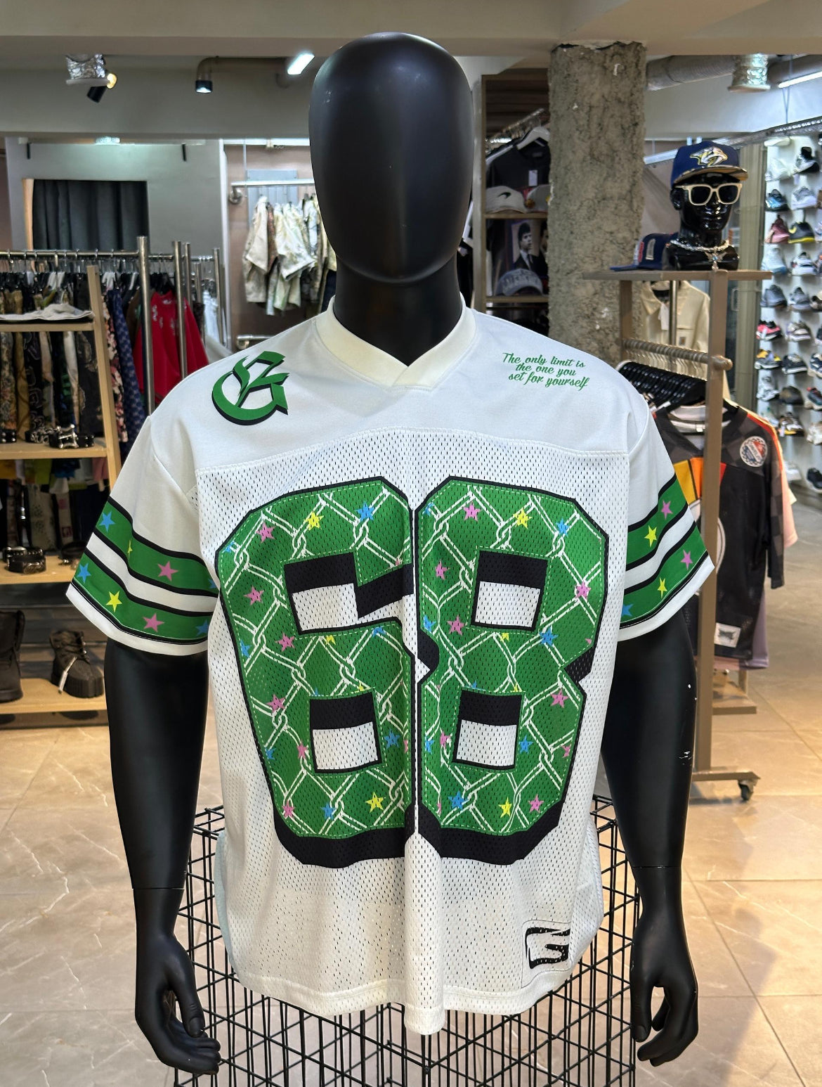 Limitless 68 Mesh Football Jersey