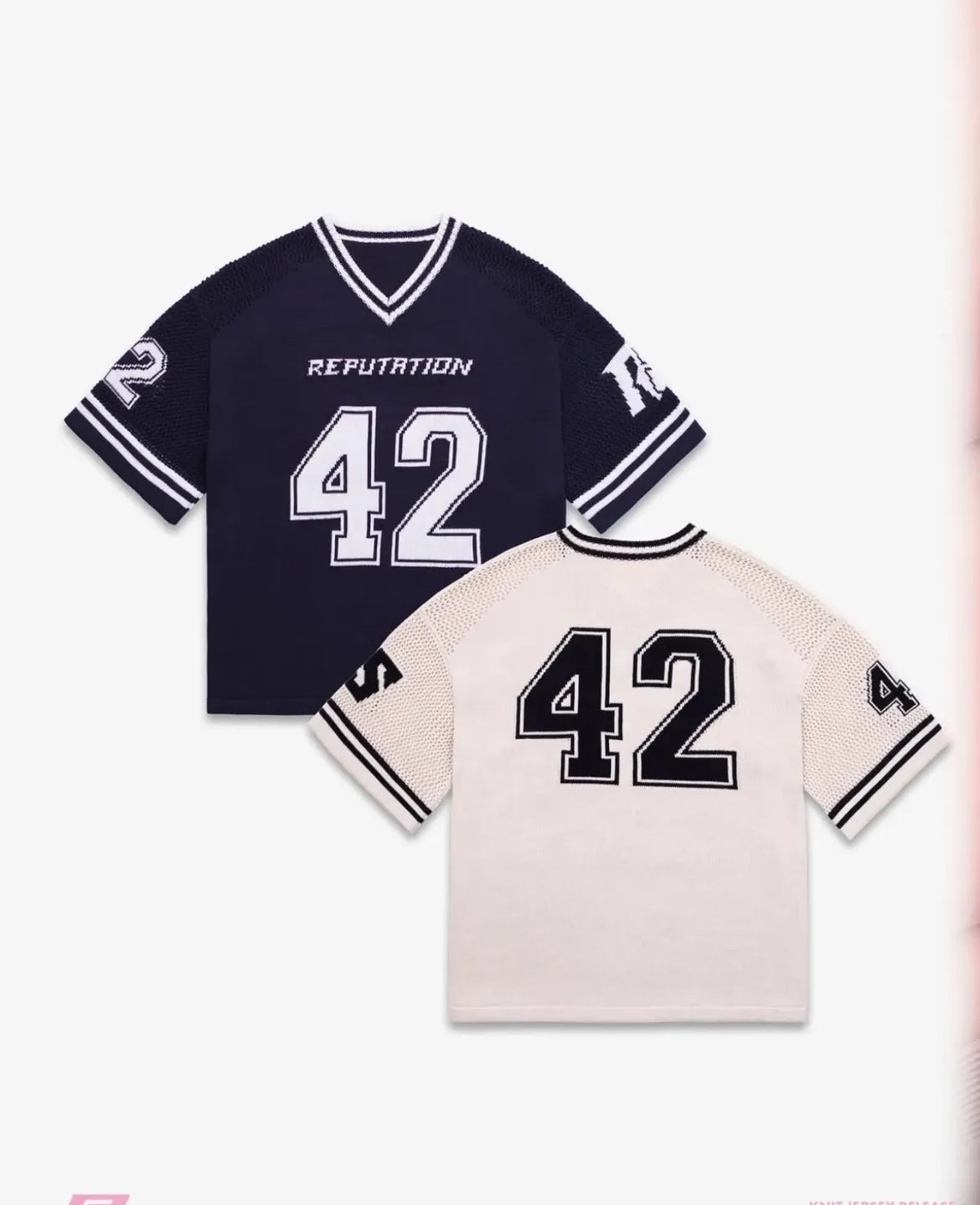 Knit Fabric Mesh Sports Jersey