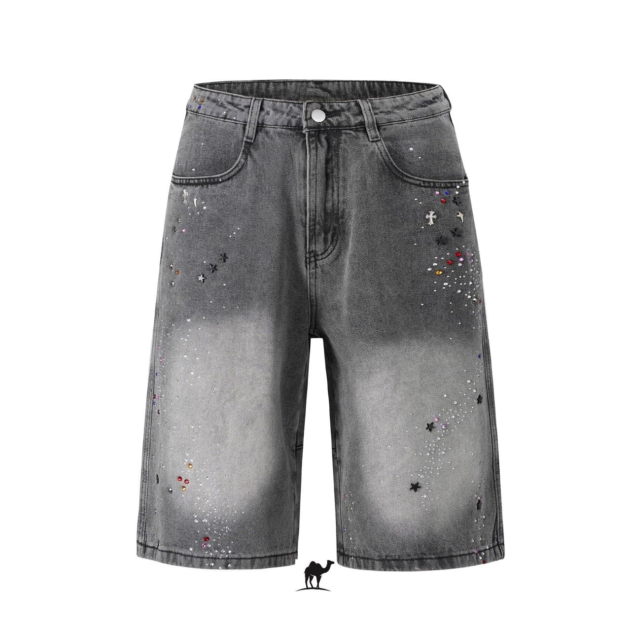 Crystal Pearl Black Icon Jean Short