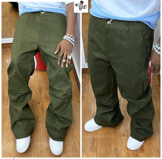 Jungle Moss Camo Denim Pants