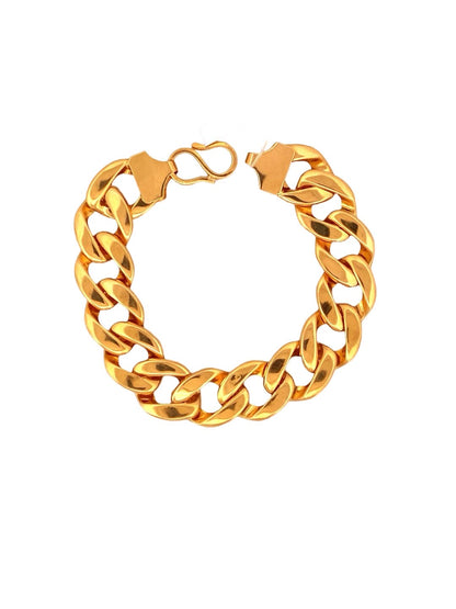 49.6g SOLID GOLD CUBAN LINK BRACELET