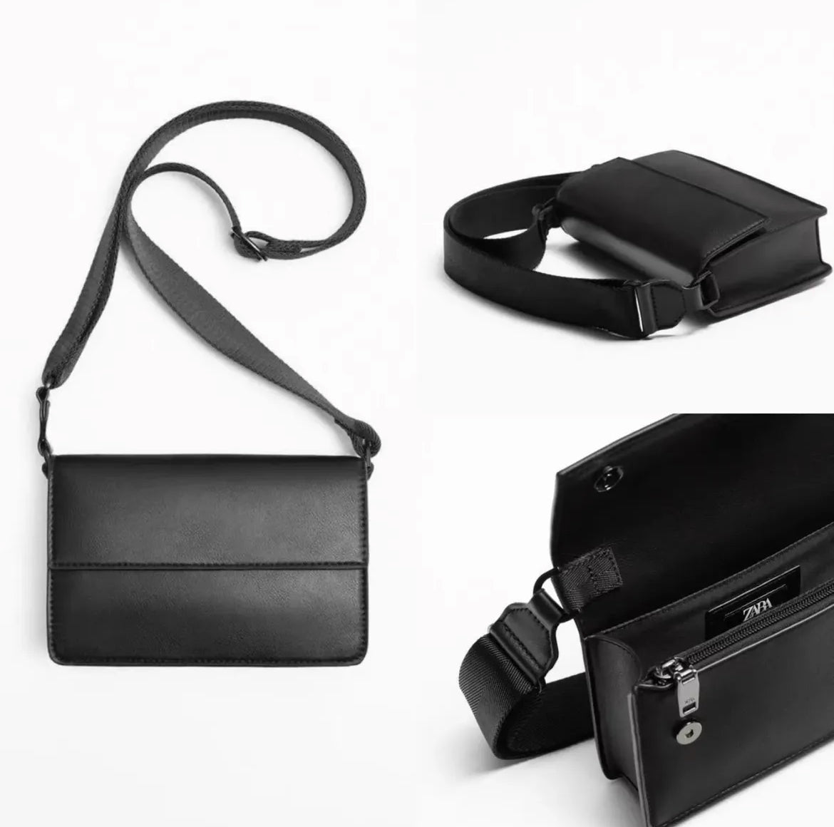 Zara Structured Crossbody Bag