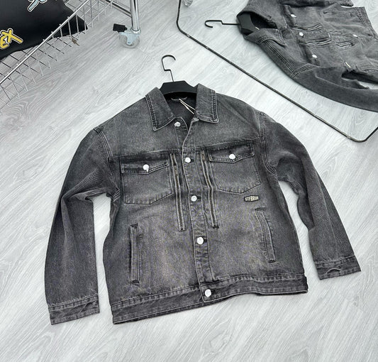 Steel Fade Washed Denim Jacket