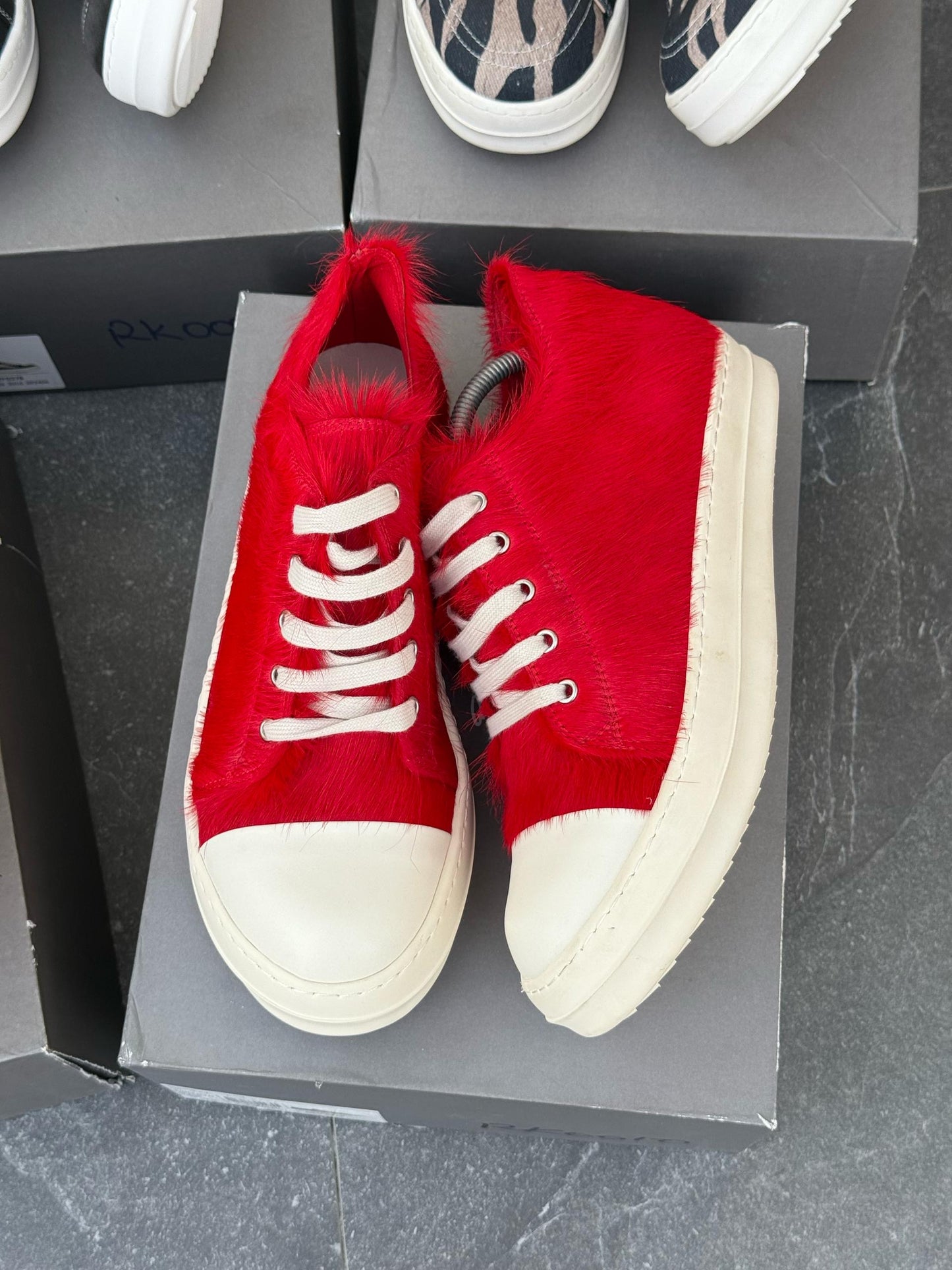 Rick Owens Fur Sneaks