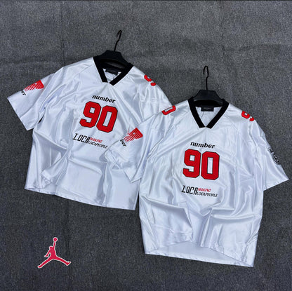 Number 90 Mesh Football Jersey