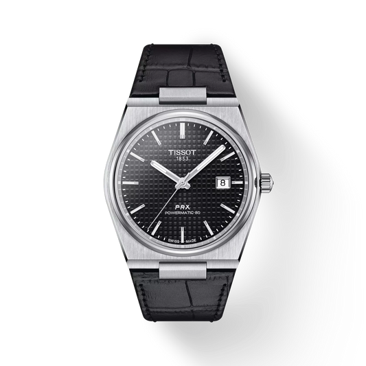 Tissot PRX Powermatic 80 – Black Leather