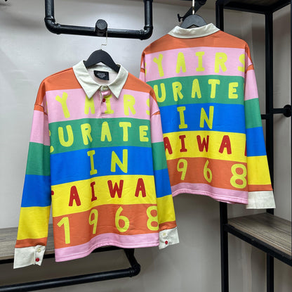 Multicolor Striped Polo Shirt