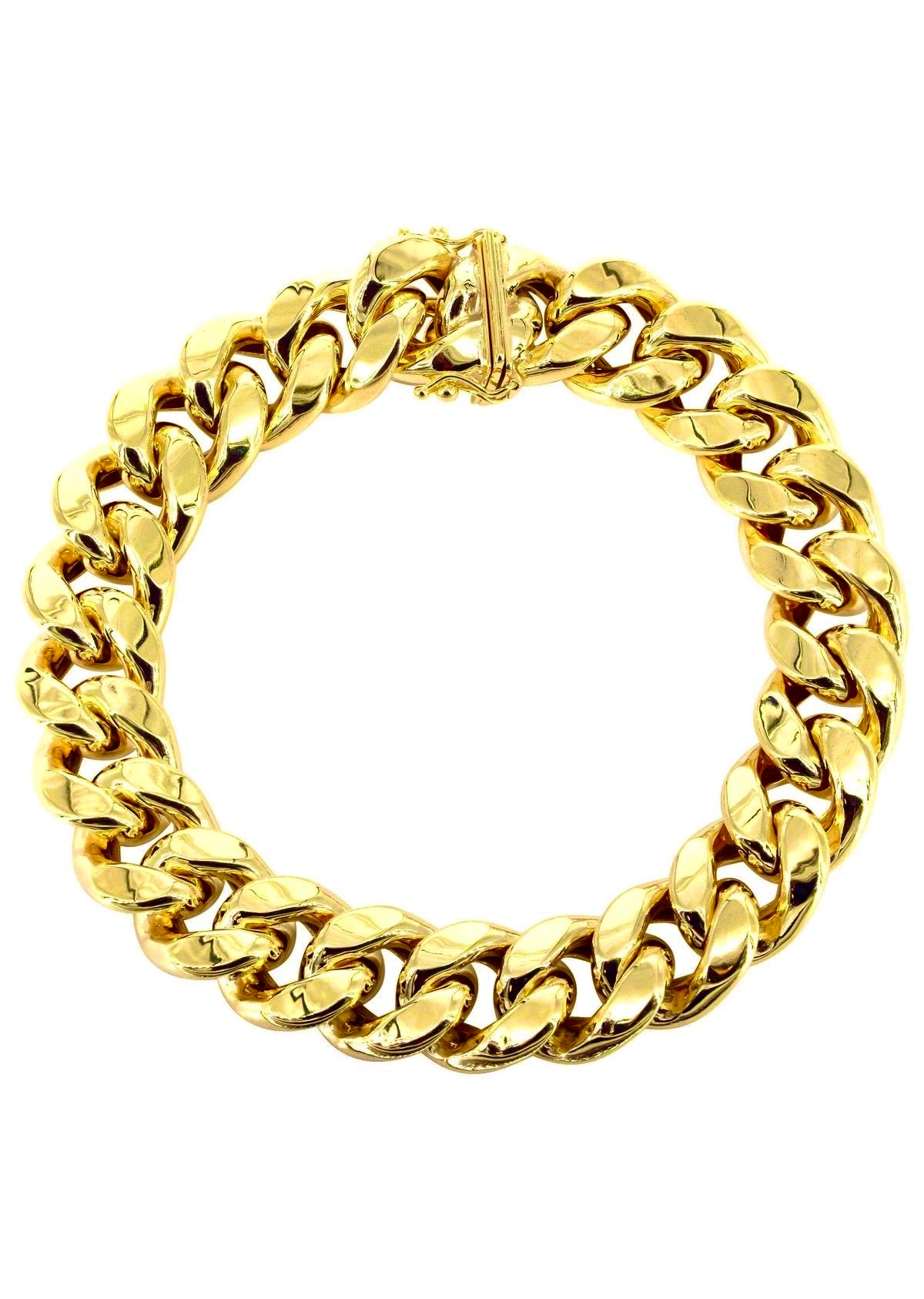 35.2g HEAVY CUBAN LINK GOLD BRACELET