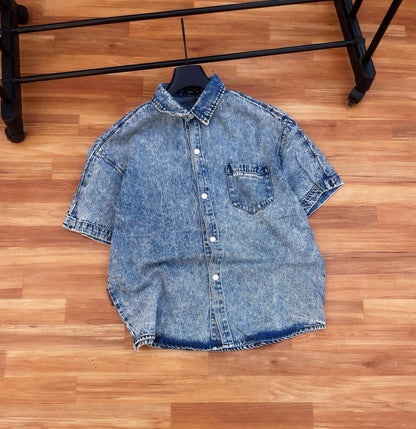 Vintage Wash Denim Shirt