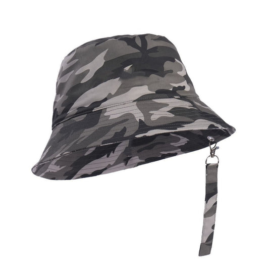 Urban Camo Bucket Hat with Detachable Strap