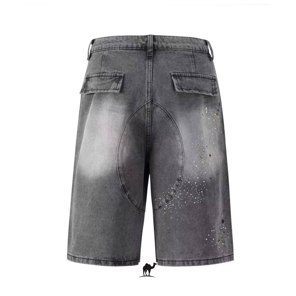 Crystal Pearl Black Icon Jean Short