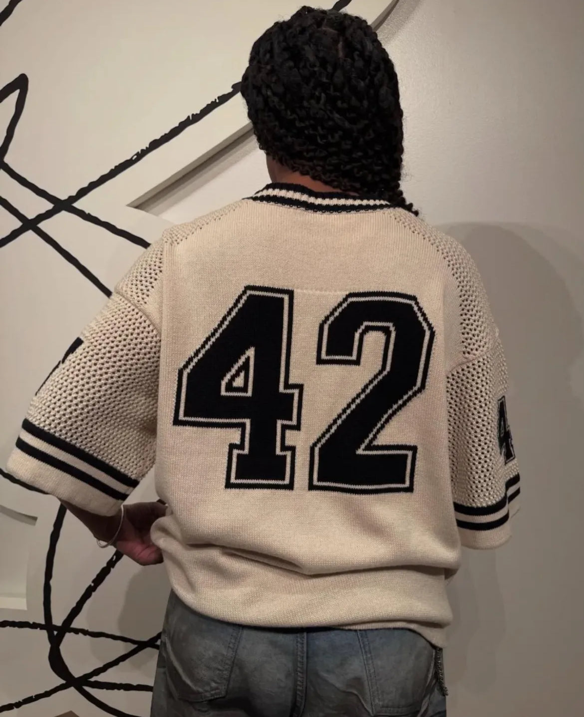 Knit Fabric Mesh Sports Jersey