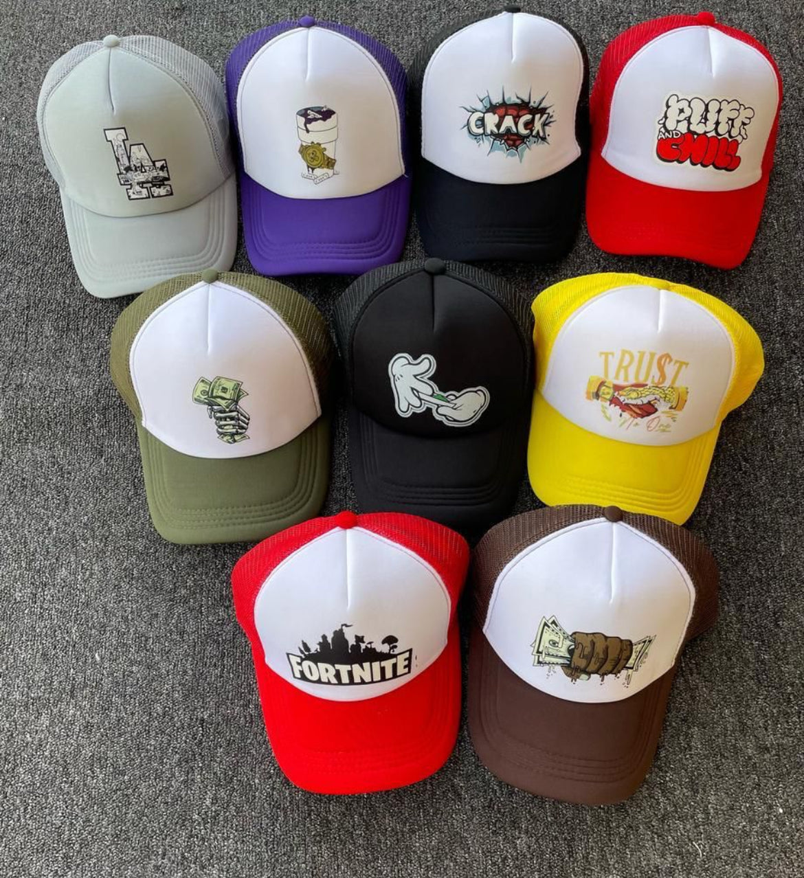 Graphic Mesh Trucker Cap Collection
