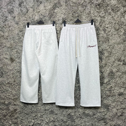 Hesoriginal Script Logo Joggers – Heather Grey